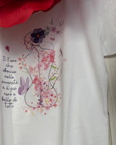 T-shirt Il fiore